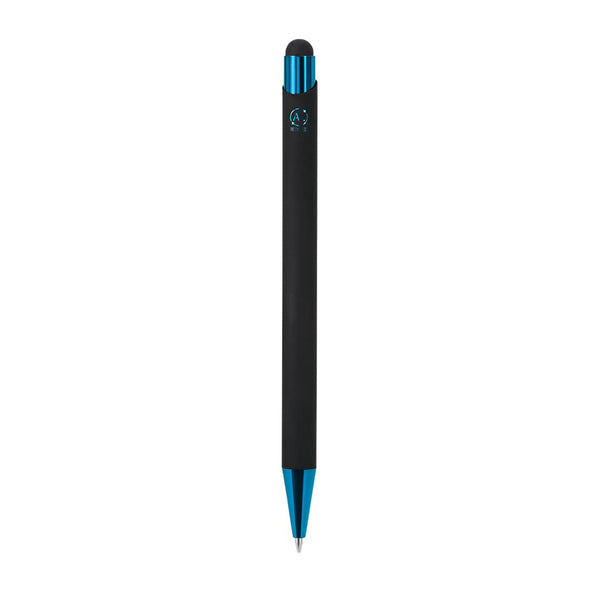 Penna Touch Pilgrim azzurro - personalizzabile con logo