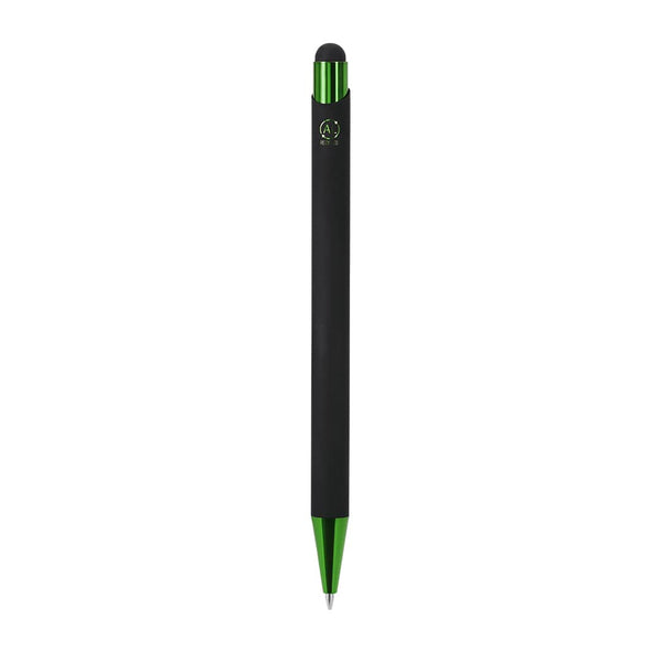 Penna Touch Pilgrim verde - personalizzabile con logo