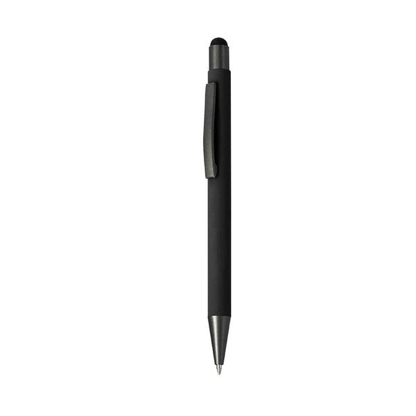 Penna Touch Rilon nero - personalizzabile con logo