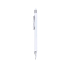 Penna Touch Yarnox bianco - personalizzabile con logo