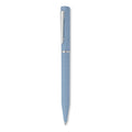 Penna twist in fibra di grano blu - personalizzabile con logo