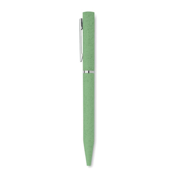 Penna twist in fibra di grano - personalizzabile con logo