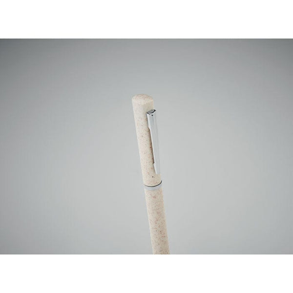 Penna twist in fibra di grano - personalizzabile con logo