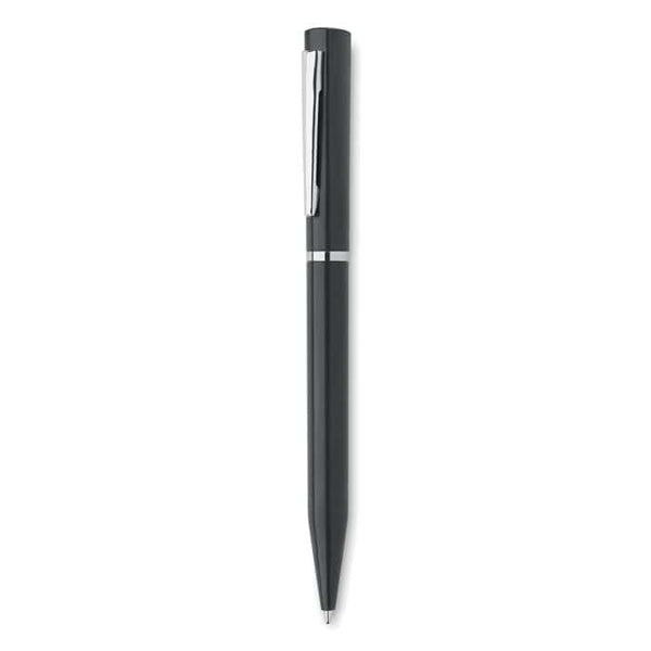 Penna twist in fibra di grano Nero - personalizzabile con logo