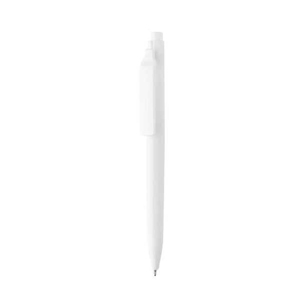 Penna Vibe in rABS GRS con inchiostro ultra scorrevole bianco - personalizzabile con logo