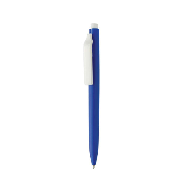 Penna Vibe in rABS GRS con inchiostro ultra scorrevole blu - personalizzabile con logo