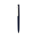 Penna Vibe in rABS GRS con inchiostro ultra scorrevole blu navy - personalizzabile con logo