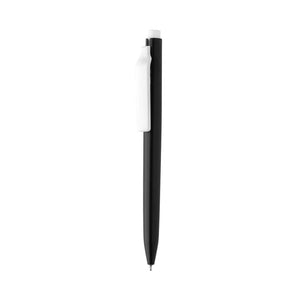 Penna Vibe in rABS GRS con inchiostro ultra scorrevole nero - personalizzabile con logo