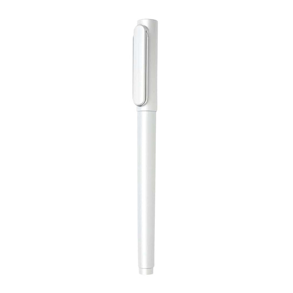 Penna X6 con cappuccio e inchistro super scorrevole bianco - personalizzabile con logo