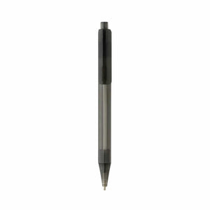 Penna X8 trasparente GRS RPET - personalizzabile con logo