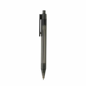 Penna X8 trasparente GRS RPET - personalizzabile con logo