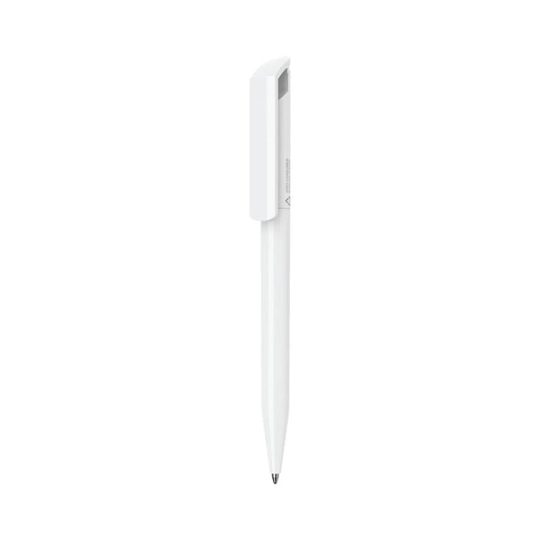 PENNA ZINK RECYCLED bianco - personalizzabile con logo