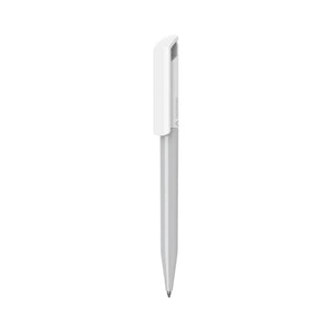 PENNA ZINK RECYCLED  - white cap grigio - personalizzabile con logo