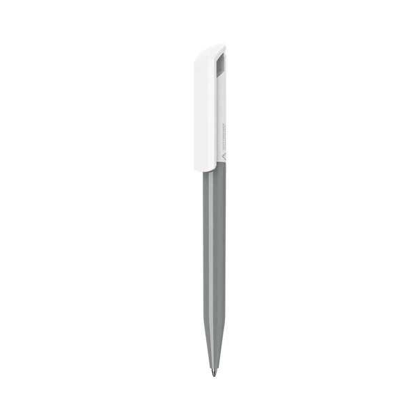 PENNA ZINK RECYCLED  - white cap grigio scuro - personalizzabile con logo