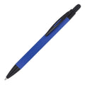 Penne a sfera Alaska softtouch con stilo R-AL Blu - personalizzabile con logo