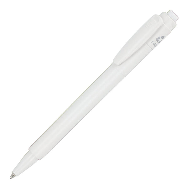 Penne a sfera Baron 03 Total Recycled Bianco - personalizzabile con logo