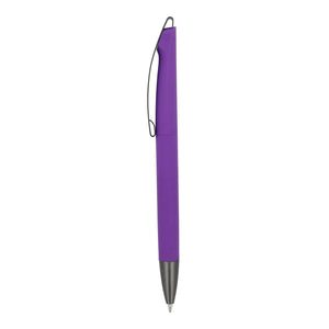 Penne a sfera Vegas con clip in metallo softtouch - personalizzabile con logo