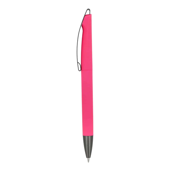 Penne a sfera Vegas con clip in metallo softtouch - personalizzabile con logo