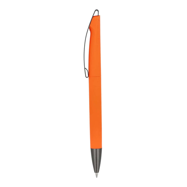 Penne a sfera Vegas con clip in metallo softtouch - personalizzabile con logo