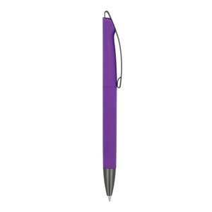 Penne a sfera Vegas con clip in metallo softtouch - personalizzabile con logo