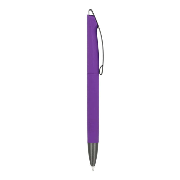 Penne a sfera Vegas con clip in metallo softtouch - personalizzabile con logo