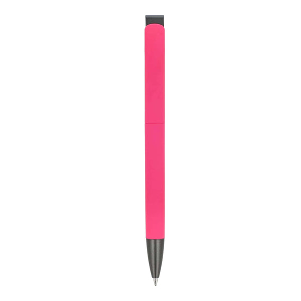 Penne a sfera Vegas con clip in metallo softtouch - personalizzabile con logo