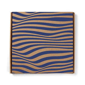 Piastra da 30 cm VINGA Monte Ardoise nero - personalizzabile con logo