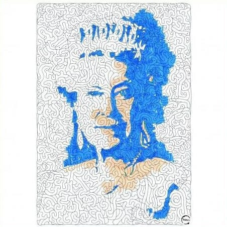 PIASTRELLA D'ARTE IN LEGNO The queen - personalizzabile con logo