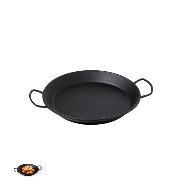 Piatto Abanda nero - personalizzabile con logo