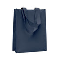 Piccola borsa regalo in RPET Blu - personalizzabile con logo