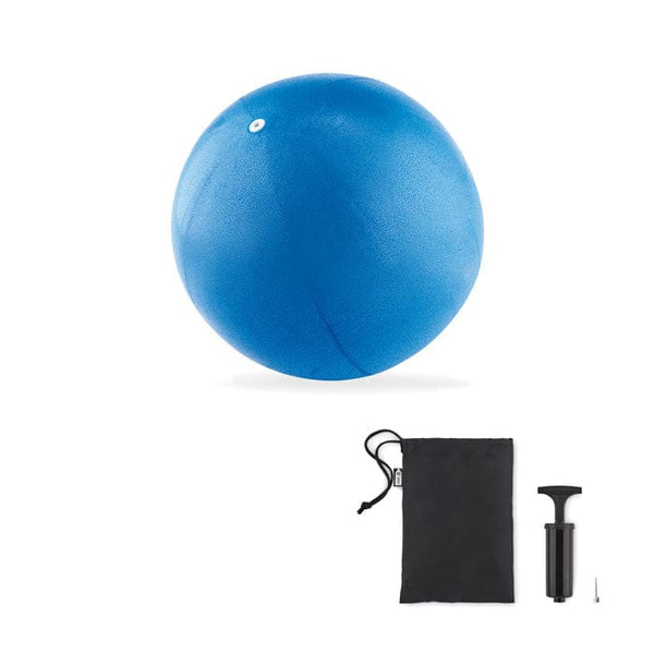 Piccola palla da pilates blu - personalizzabile con logo