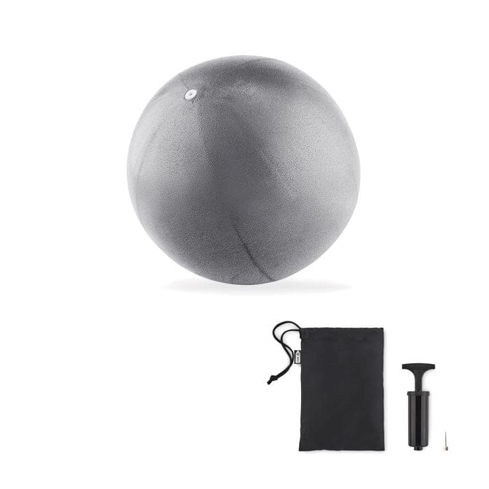 Piccola palla da pilates color argento - personalizzabile con logo