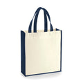 Piccola Shopper Cotone Super Pesante Colore: beige/blu navy €5.03 - W605NATFNUNICA