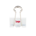 Piccole Clip per fogli personalizzate Bianco - personalizzabile con logo