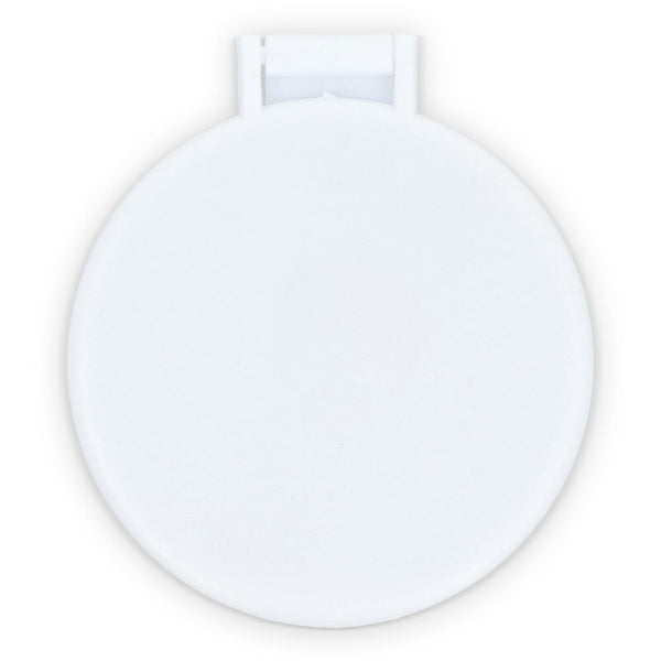 Piccolo specchio compatto Charm Bianco - personalizzabile con logo