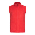 Pile Active Vest rosso / S - personalizzabile con logo