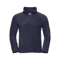 Pile Adults Quarter Zip Outdoor blu / S - personalizzabile con logo
