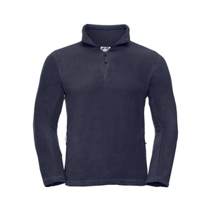Pile Adults Quarter Zip Outdoor blu / S - personalizzabile con logo