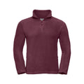 Pile Adults Quarter Zip Outdoor bordeaux / S - personalizzabile con logo