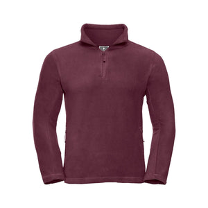 Pile Adults Quarter Zip Outdoor bordeaux / S - personalizzabile con logo