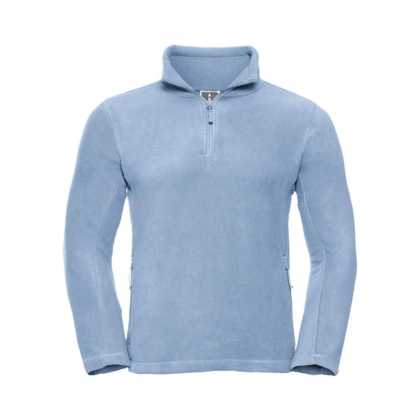 Pile Adults Quarter Zip Outdoor grigio / S - personalizzabile con logo