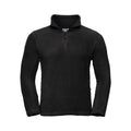 Pile Adults Quarter Zip Outdoor nero / S - personalizzabile con logo