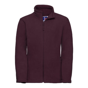 Pile Childrens Full Zip Outdoor bordeaux / 3-4 - personalizzabile con logo
