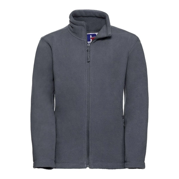 Pile Childrens Full Zip Outdoor grigio / 3-4 - personalizzabile con logo