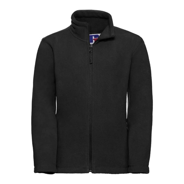 Pile Childrens Full Zip Outdoor nero / 3-4 - personalizzabile con logo