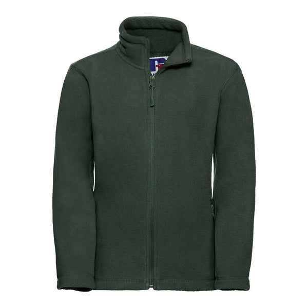 Pile Childrens Full Zip Outdoor verde / 3-4 - personalizzabile con logo