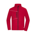 Pile Corduroy Look rosso / XS - personalizzabile con logo