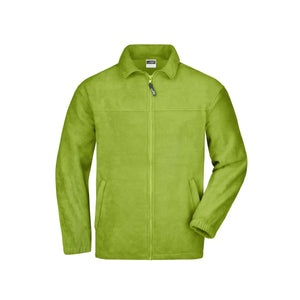 Pile Full-zip lime-green / S - personalizzabile con logo
