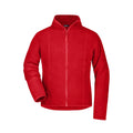 Pile Girly Microfleece rosso / S - personalizzabile con logo