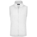Pile Girly Microfleece Vest bianco / S - personalizzabile con logo